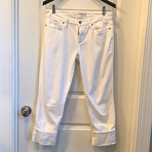 Joes Jean white Ankle pant.